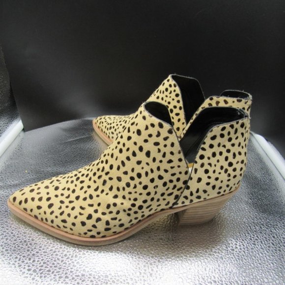 DOLCE VITA LEOPARD PRINT BOOTS.   DYED COW HAIR.  SIZE 7.  NIB - Picture 5 of 10
